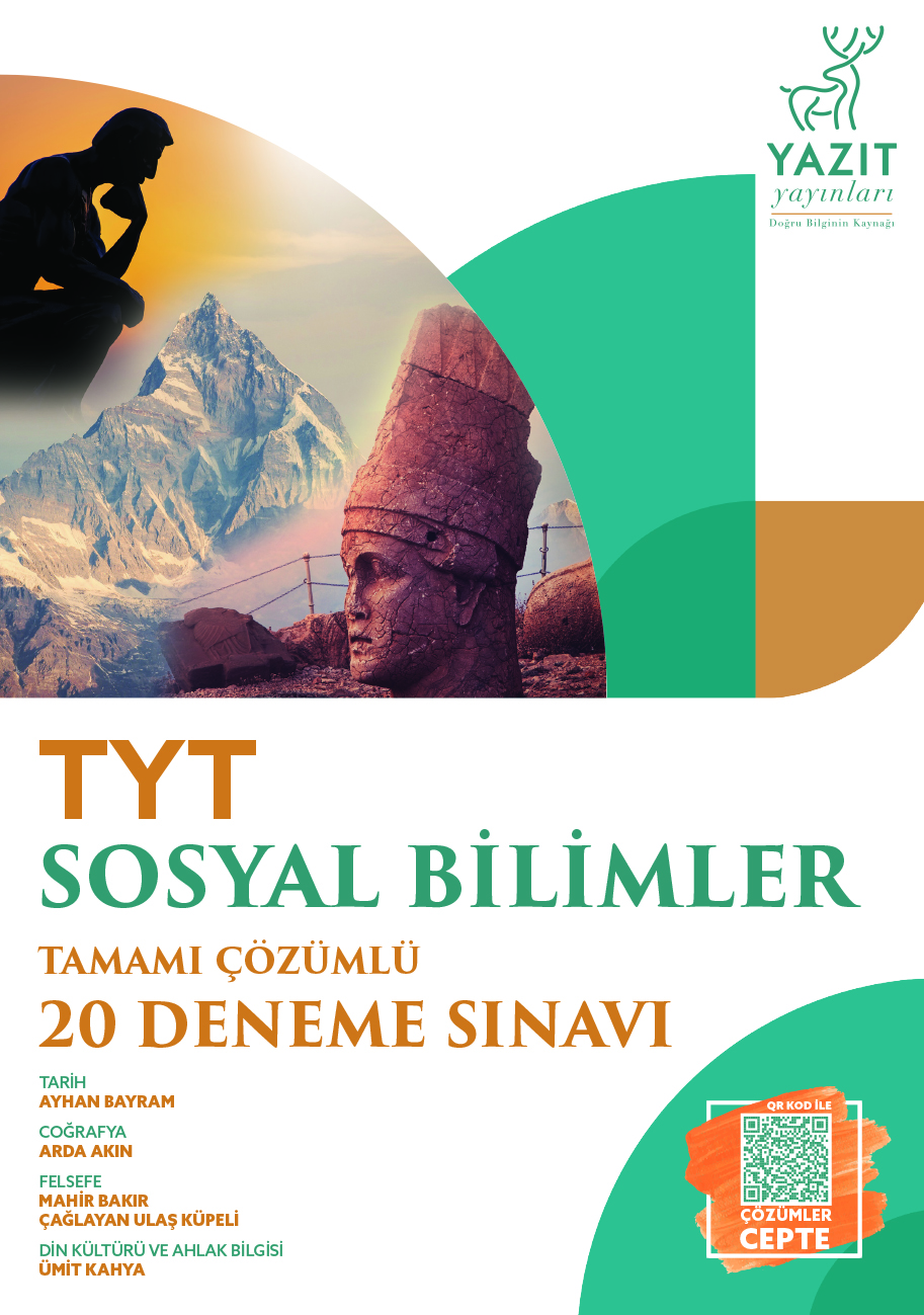 TYT Sosyal Bilimler Tamamı Çözümlü 20 Deneme Sınavı kapak görseli